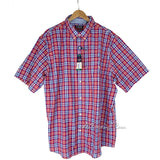 Chaps Sportwear by Ralph Lauren Men's Short Sleeve Woven Plaid Shirt