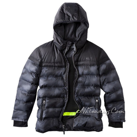 Clancy theorie Demon C9 Champion Boy Hooded Puffer Jacket Warm Winter Coat Hand warmer – JNL  Trading