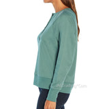 Gap Comfortable Women soft French terry Henley Sweatshirt